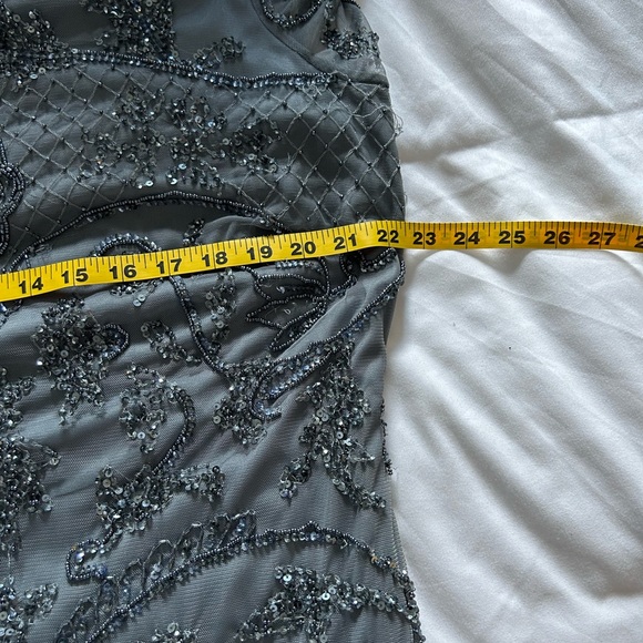 Pissarro Nights Ash Blue Sequin Gown - Picture 8 of 14